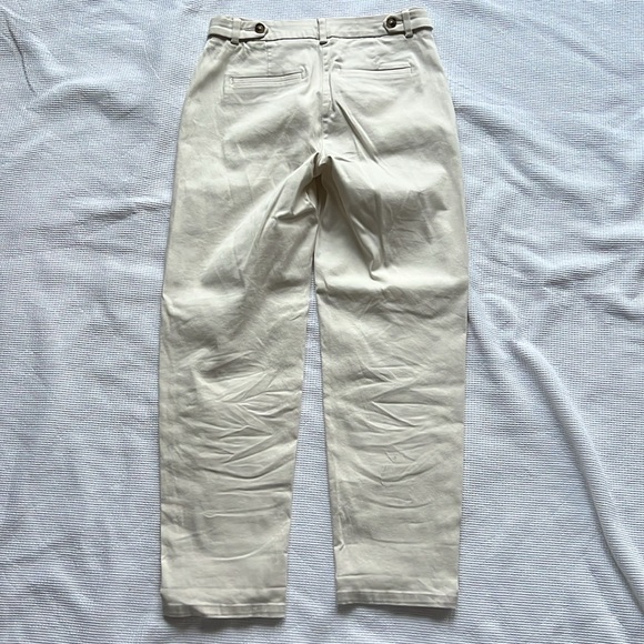 RW&Co beige denim like texture pants, size 4 - Picture 6 of 8